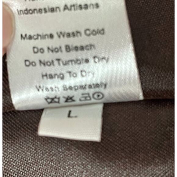 INTO GAIA Sz L Large Cosmic Feelings Vegan Suede Tassel Jacket Crop NWT - Picture 14 of 14